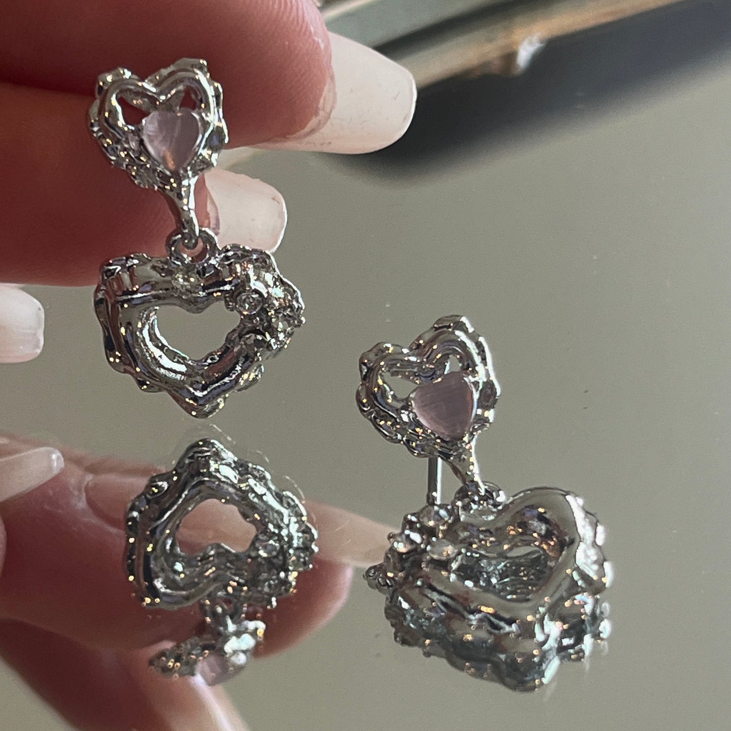 Heartfelt Lace Earrings