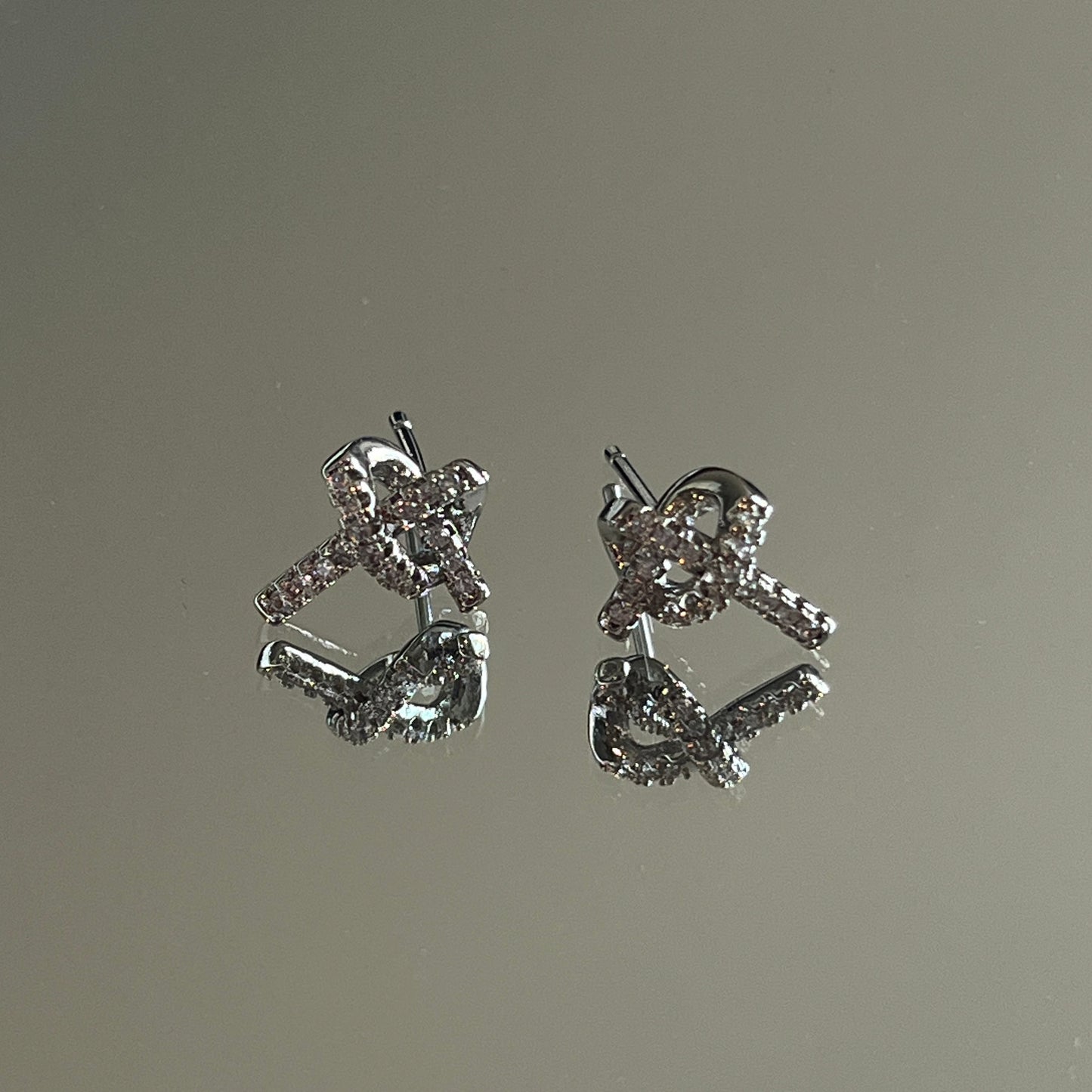 Infinity Cross Earrings